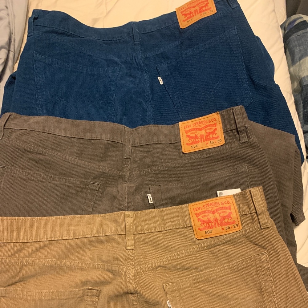 Vintage Levi Strauss Corduroys bundle
